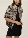 EMMEMARELLA1 Piumino fantasia animalier cammello