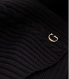 GUESS ACC D COL Sciarpa a costine nero