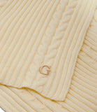 GUESS ACC D COL Sciarpa a costine bianco