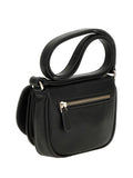 GUESS ACC D PRE Tracollina calebra mini convertible flap nero