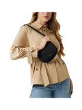 GUESS ACC D PRE Tracollina calebra mini convertible flap nero