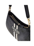 GUESS ACC D PRE Borsa a spalla noelle II top zip GRIGIO/NERO