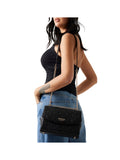 GUESS ACC D PRE Tracollina phoebe convertible flap nero