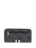GUESS ACC D PRE Portafoglio laurel II slg large zip around GRIGIO/NERO