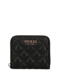 GUESS ACC D PRE Portafoglio Giully II slg small zip around nero