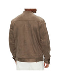 GUESS APP U PRE Giacca biker suede beige