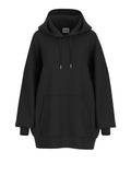 GUESS ATH D COL Maxi felpa Aelia lunga nero