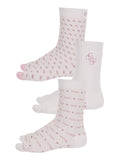 GUESS U.WEAR D COL Calzini con lurex pacco da 3 BIANCO MLT