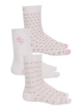 GUESS U.WEAR D COL Calzini con lurex pacco da 3 BIANCO MLT