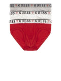 GUESS U.WEAR U COL Slip Brian hero logo rosso