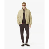 LACOSTE U Felpa girocollo basic logo MORO