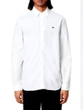 LACOSTE U Camicia manica lunga bianco