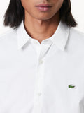 LACOSTE U Camicia manica lunga bianco