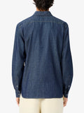 LACOSTE U Camicia in denim logo DENIM