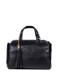 LIU JO ACC1 Bauletto medio con logo traforato nero