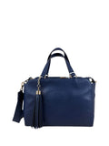 LIU JO ACC1 Bauletto medio con logo traforato blu