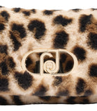 LIU JO ACC1 Tracollina La puffy in ecopelliccia leopardata MACULATO