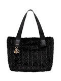 LIU JO ACC1 Shopping bag verry fur nero