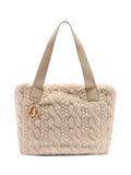 LIU JO ACC1 Shopping bag verry fur tortora