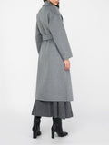 LIU JO BLACK Cappotto vestaglia con cinturone grigio