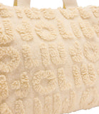 LIU JO SOFT ACC1 Shopping bag con dettagli pelliccia avena