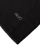 LIU JO SOFT ACC1 Stola portalogo 70 x 180 nero