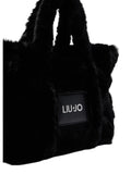 LIU JO SPORT Borsa tote teddy nero