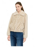 LIU JO WHITE 2 Bomber ecopelliccia beige
