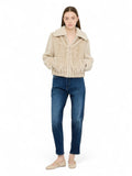 LIU JO WHITE 2 Bomber ecopelliccia beige