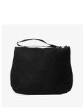 MARC ELLIS Pochette buby suede clutch nero