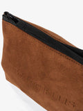 MARC ELLIS Pochette buby suede clutch cuoio