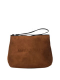 Pochette buby suede clutch