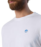 NORTH SAILS U T-shirt basic bollo manica lunga bianco