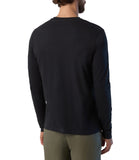 NORTH SAILS U T-shirt manica lunga basic con piccolo logo nero