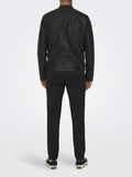 ONLY&SONS Giubbino in ecopelle nero