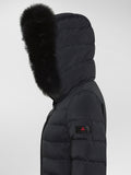 PEUTEREY D Piumino trapuntato seriola ml 06 fur nero