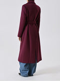 RINASCIMENTO Cappotto Vestaglia Midi BORDEAUX