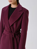 RINASCIMENTO Cappotto Vestaglia Midi BORDEAUX