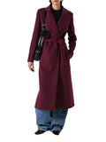 RINASCIMENTO Cappotto Vestaglia Midi BORDEAUX