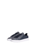 TOMMY H CALZ U PRE Sneakers court leather details blu
