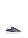TOMMY H CALZ U PRE Sneakers court leather details blu
