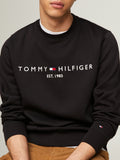 TOMMY H U COL Felpa Tommy logo nero