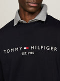 TOMMY H U COL Felpa Tommy logo blu