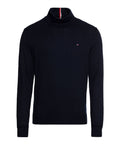 Maglione collo alto in misto cashmere e cotone organico