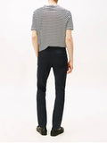TOMMY H U COL Pantaloni chino Bleecker slim fit con stampa blu