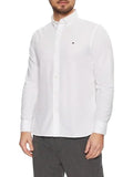TOMMY H U PRE Camicia flex dobby bianco