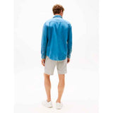 TOMMY H U PRE Camicia lightweight denim BLU CHIARO