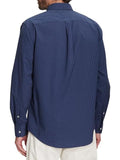 TOMMY H U PRE Camicia flex poplin BLU SCURO