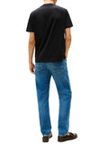 TOMMY H U PRE T-shirt brand love hilfiger nero