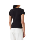 TOMMY J D PRE T-shirt slim essential nero
